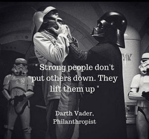 Strong people don't put others down